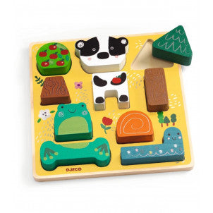 Encajable puzz & match happy djeco 1