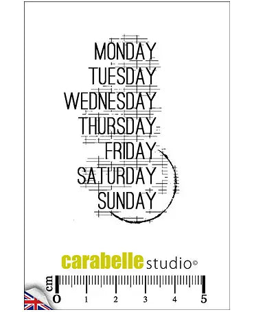 SELLO CARABELLE Inglés Dias de la Semana 1