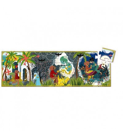 Puzzle silueta. Aladin. 2