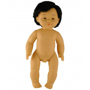 Muñeco niño oriental 40cm muñecas etnicas 2