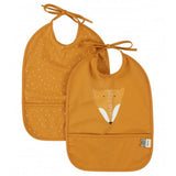 Pack 2 baberos impermeables mr. fox trixie 1