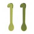 Pack 2 cucharas silicona mr. dino trixie 1