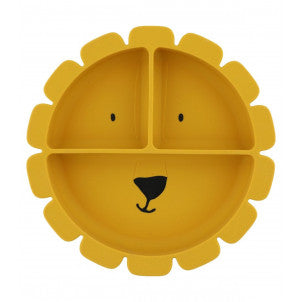 Plato con ventosa y divisiones mr. lion trixie 1