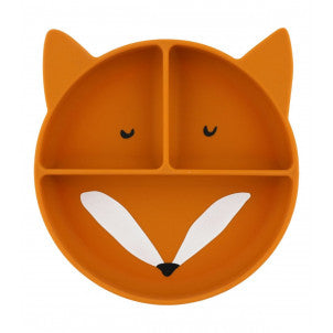 Plato con ventosa y divisiones mr. fox trixie 1