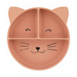 Plato con ventosa y divisiones mrs. cat trixie 1