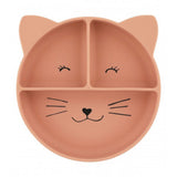 Plato con ventosa y divisiones mrs. cat trixie 1