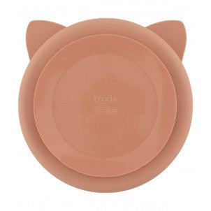 Plato con ventosa y divisiones mrs. cat trixie 2