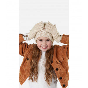 Guantes kids shae cream barts amsterdam 6-8 años 2