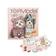 Cuaderno con calcomanias dress me doggy top model 1