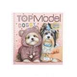 Cuaderno con calcomanias dress me doggy top model 2
