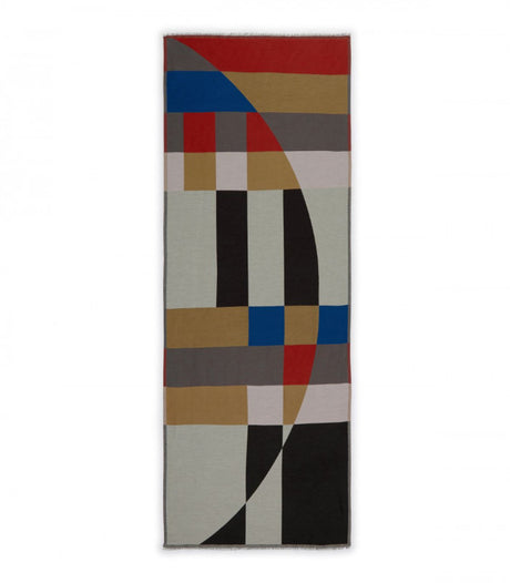 Fular mix graphic check gris codello 2