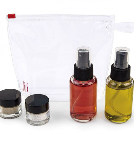 Set condimento de vidrio iris bcn 2