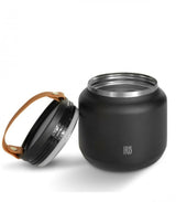 Termo solido 700ml negro con asa iris bcn 2