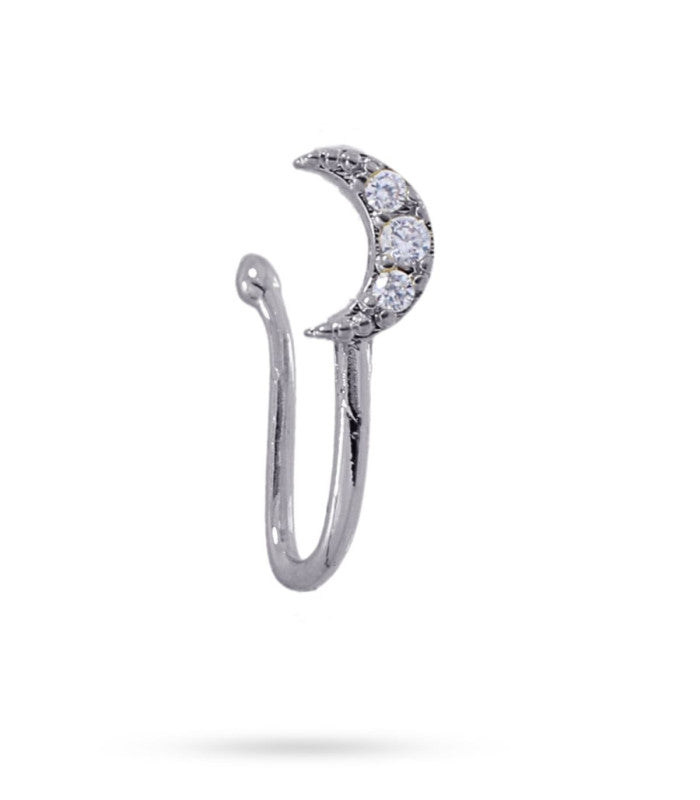 Pendiente ear cuff svana plateado anartxy 1