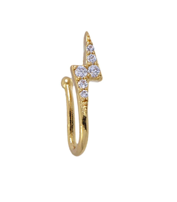 Pendiente ear cuff brina dorado anartxy 1