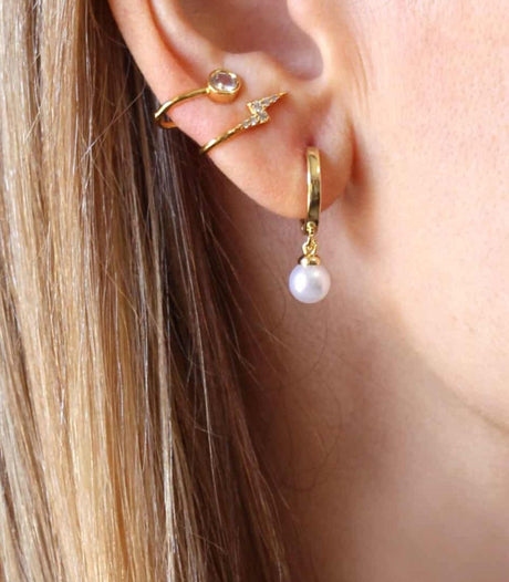 Pendiente ear cuff brina dorado anartxy 2