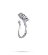 Pendiente ear cuff dagmar plateado anartxy 1