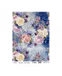 Papel arroz Cadence A3 COLLAGE FLORES AZUL 1