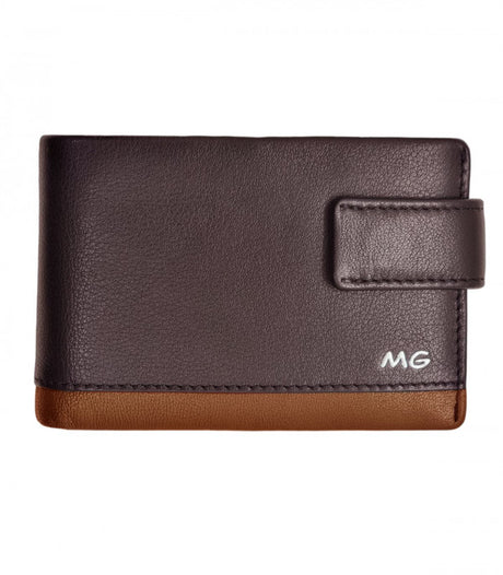 Cartera clip olivo marron gallardo 1