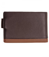 Cartera clip olivo marron gallardo 2