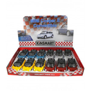 Coche mini cooper s convertible kinsmart 2