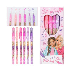 Set boligrafos de gel girly top model 1