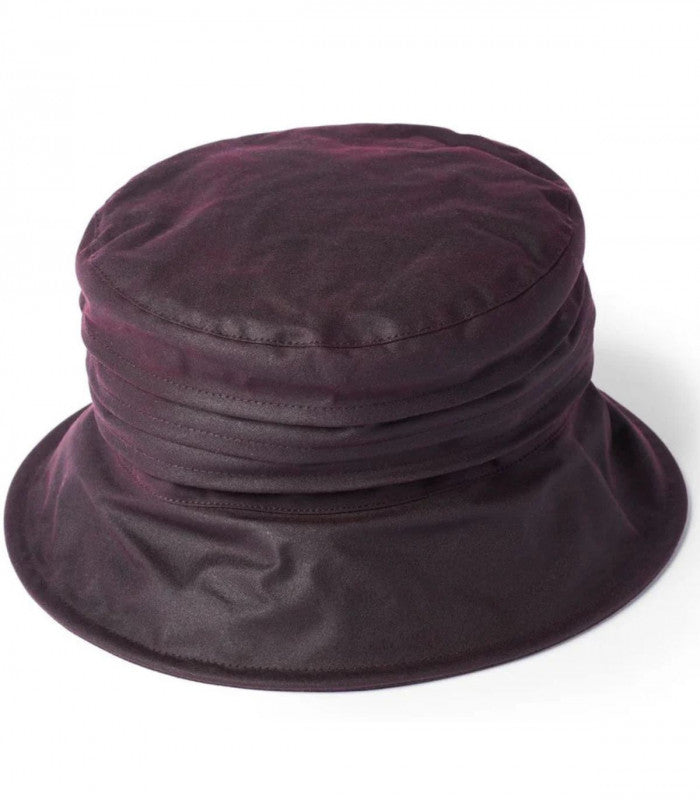 Sombrero lluvia wax hat merlot failsworth 1