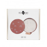 Caja huella de bebe redonda rainbow terracota petit artichaut 2