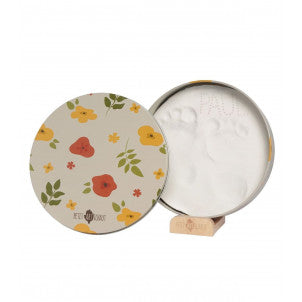 Caja huella de bebe redonda little prairie petit artichaut 1