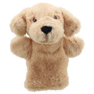 Marioneta perro labrador amarillo the puppet company 1