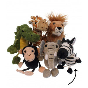 Marioneta de dedo cebra the puppet company 2