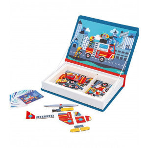 Magnetibook bomberos janod 2