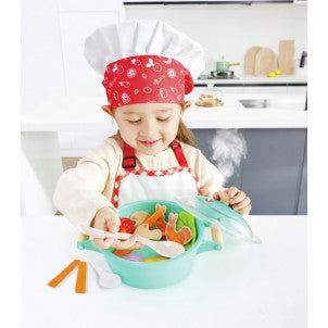 Juego de cocina little chef hape 1