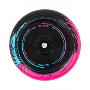 Rueda de nucleo hueco swirl negro azul rosa slamm 1