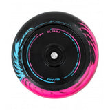 Rueda de nucleo hueco swirl negro azul rosa slamm 1
