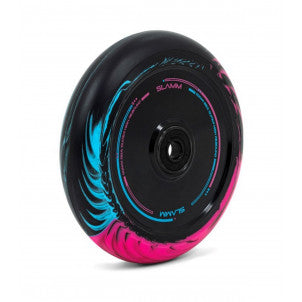 Rueda de nucleo hueco swirl negro azul rosa slamm 2