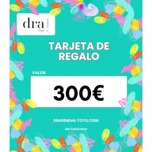 Tarjeta de regalo fisica 300€ - toys 1