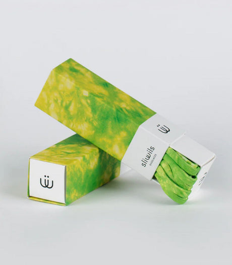 Cordones tie-dye green sliwils 1