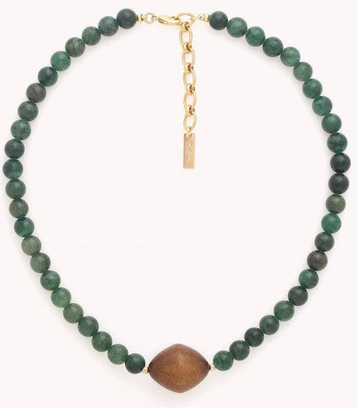 Collar aventurine nature bijoux 1
