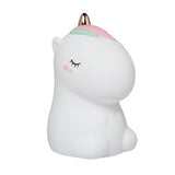 Lamparita de noche con mando unicornio blanco little l 1