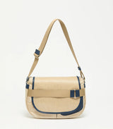 Bolso jack gomme petit gaby ete naturel/marine 1