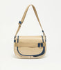 Bolso jack gomme gaby ate naturel-marine 1