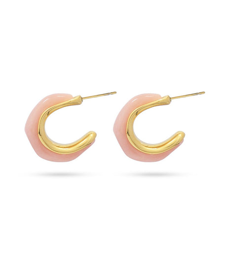 Pendiente palisandro rosa anartxy 1