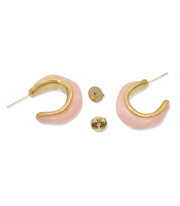 Pendiente palisandro rosa anartxy 2