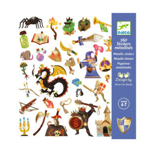Pegatinas fantasia medieval djeco 2