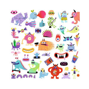 Pegatinas monstruos djeco 2