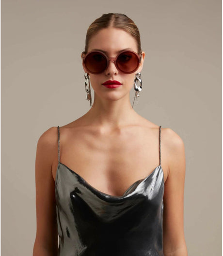 Gafas de sol okkia monica translucent pink havana 2