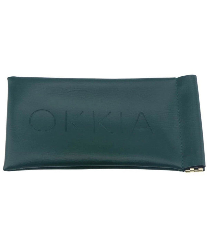 Funda para gafas okkia petrol green 1