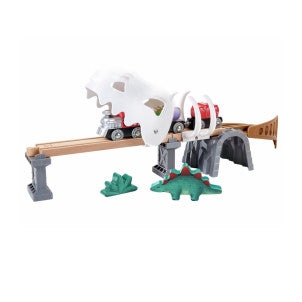 Set aventura ferroviaria dino hape 2