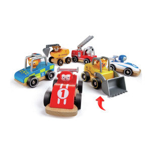 Vehiculo pala excavadora madera hape 2